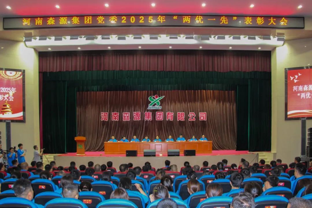 庆七一丨河南森源集团党委隆重召开2025年“两优一先”表彰大会